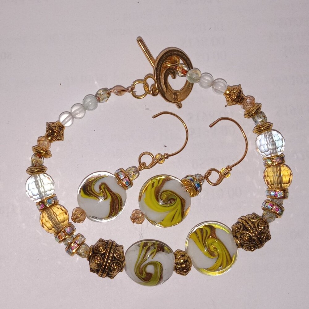 bracelet matching earrings